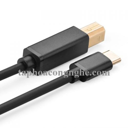 Ugreen 30182 3M màu đen Dây USB Type-C sang USB 2.0 đầu mạ vàng US152 30030182